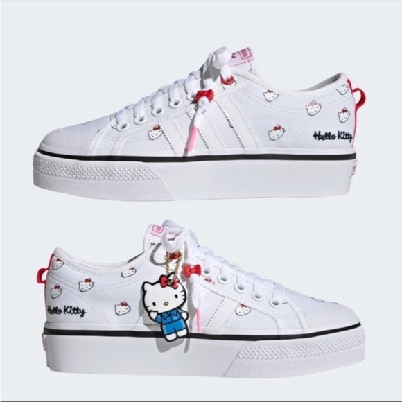 ADIDAS HELLO KITTY NIZZA PLATFORM SHOES - Picture 2 of 4